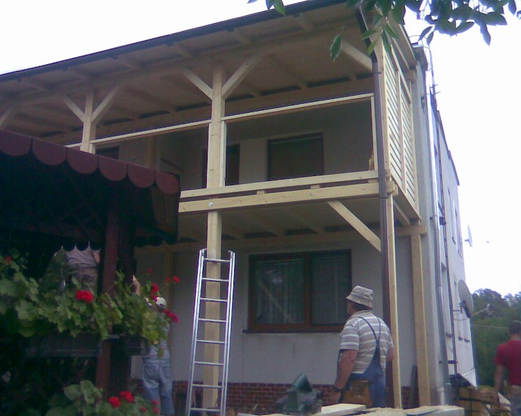 drevená terasa